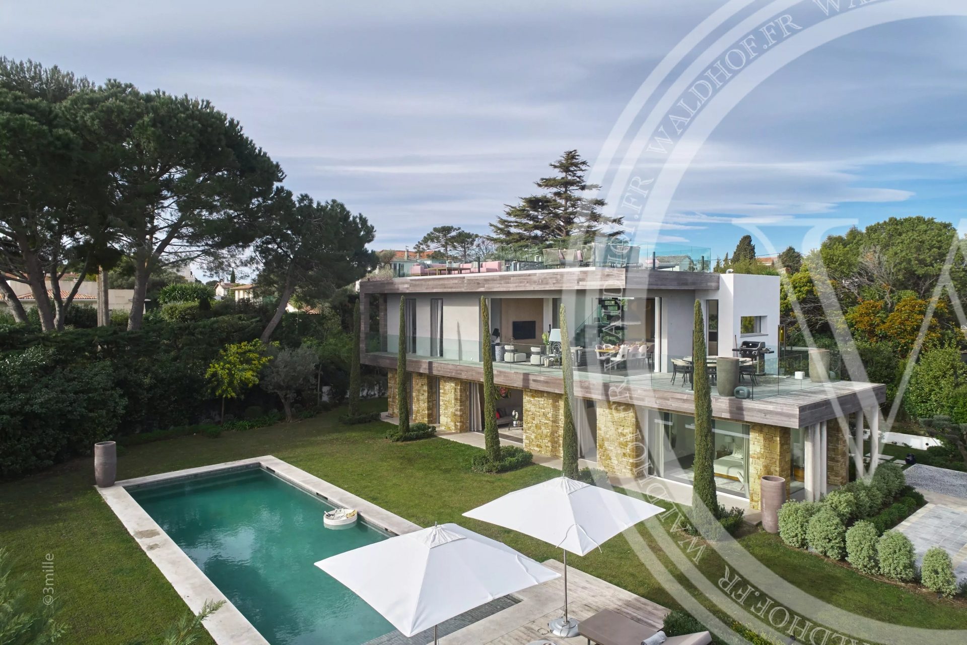 Contemporary villa Cap D'Antibes sea view - 5