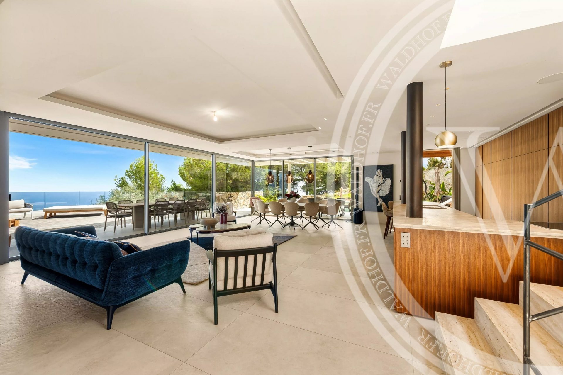 Luxury contemporary villa with sea view in Roquebrune-Cap-Martin - 10