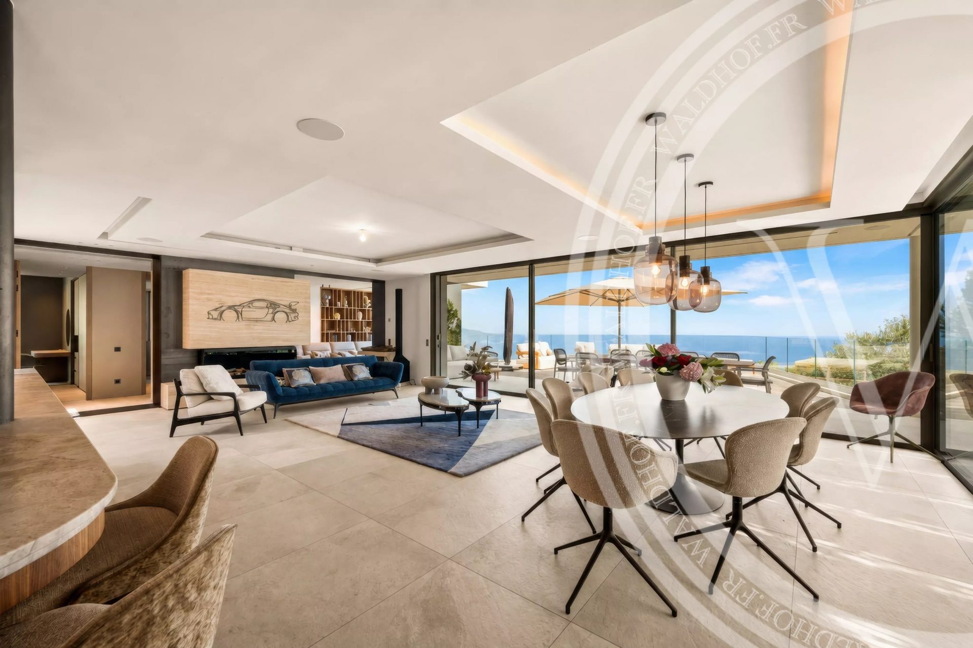 Luxury contemporary villa with sea view in Roquebrune-Cap-Martin - 4