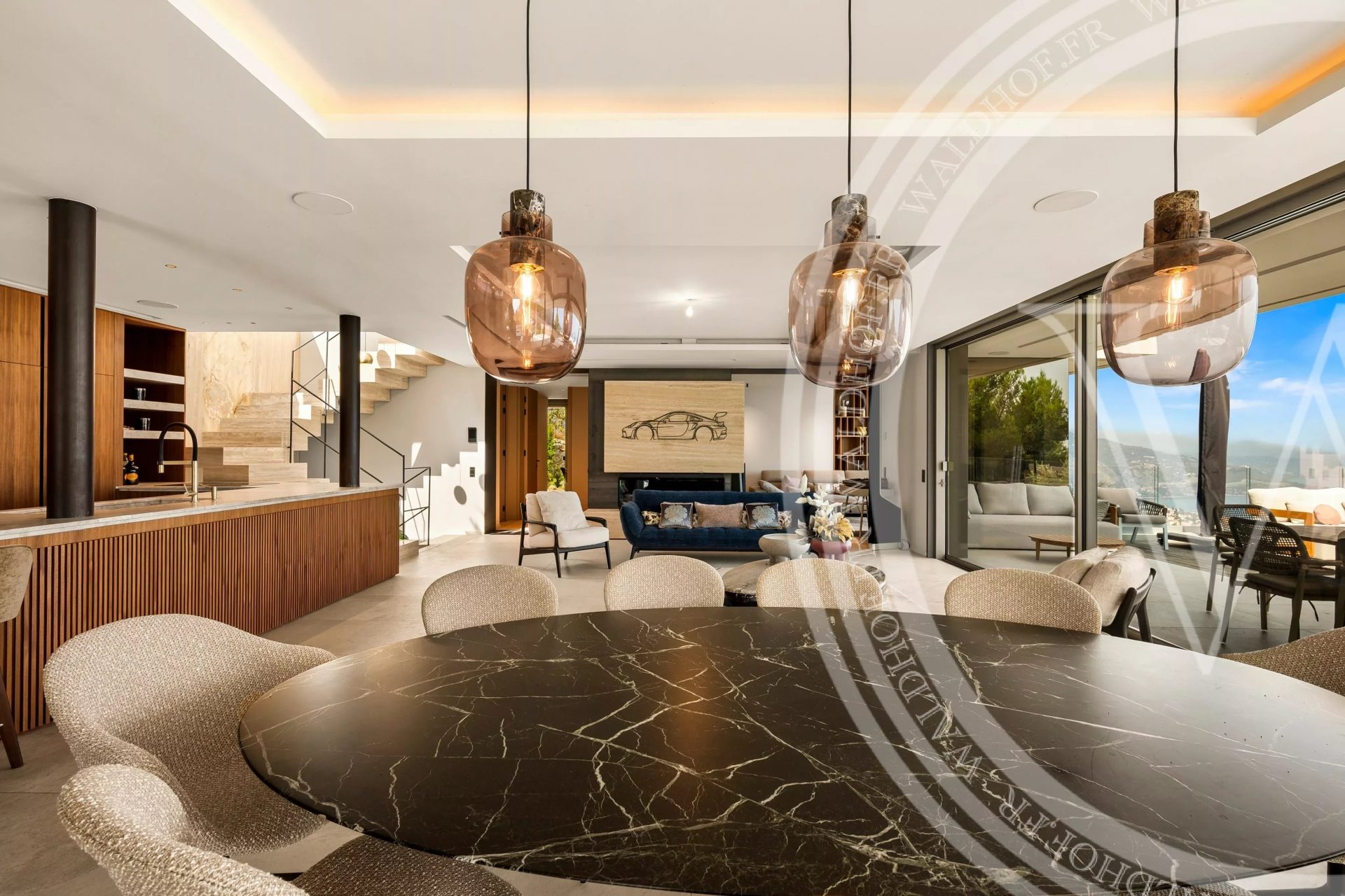 Luxury contemporary villa with sea view in Roquebrune-Cap-Martin - 11